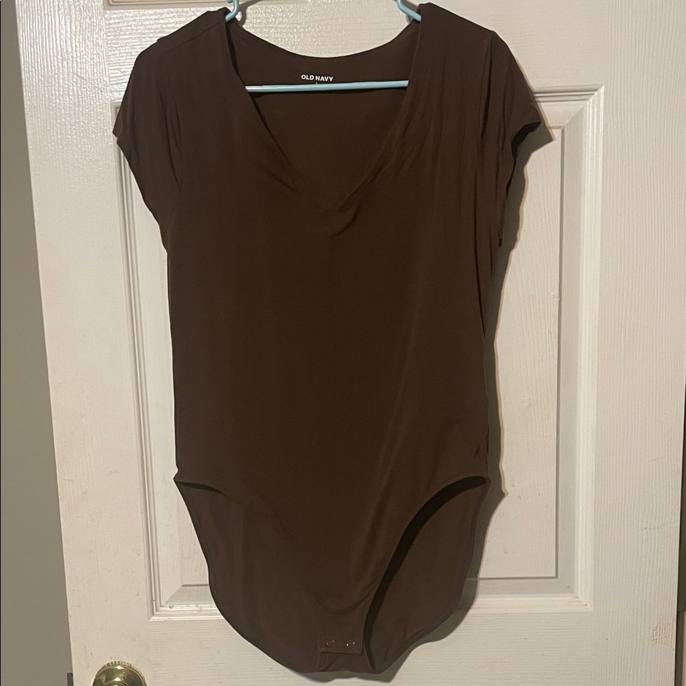 Old Navy Chocolate Brown Bodysuit